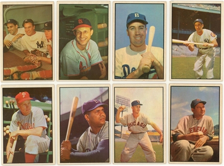 1953 Bowman Color Collection (152) Including Hall of Famers 